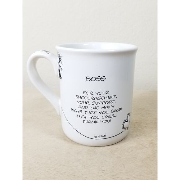 Marci Boss Coffee Mug Tea Cup 16oz Children Of The Inner Light Enesco Collector - Picture 6 of 15